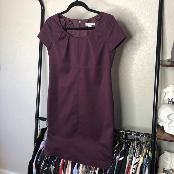 𝅺pendleton Petite Plum Career Dress - Picture 2 of 7